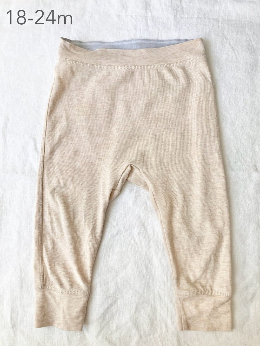 🪴5/$30 Loulou Lollipop 18-24 Months Toddler Cream Light Pink Leggings Pants